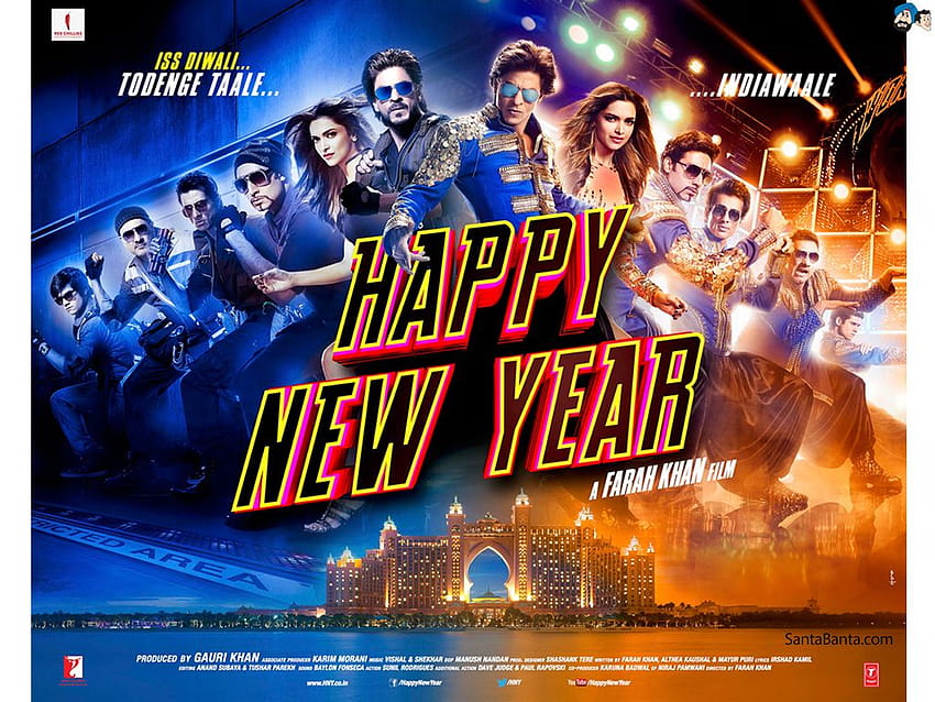 Felice anno nuovo Hindi Film, felice anno nuovo film hindi Sfondo HD