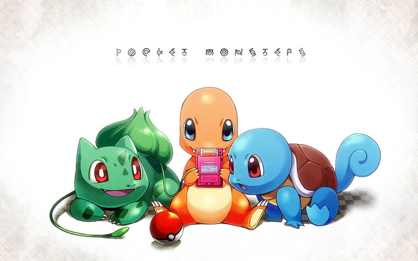 Starter Pokemon, pokemon gen 1 HD wallpaper | Pxfuel