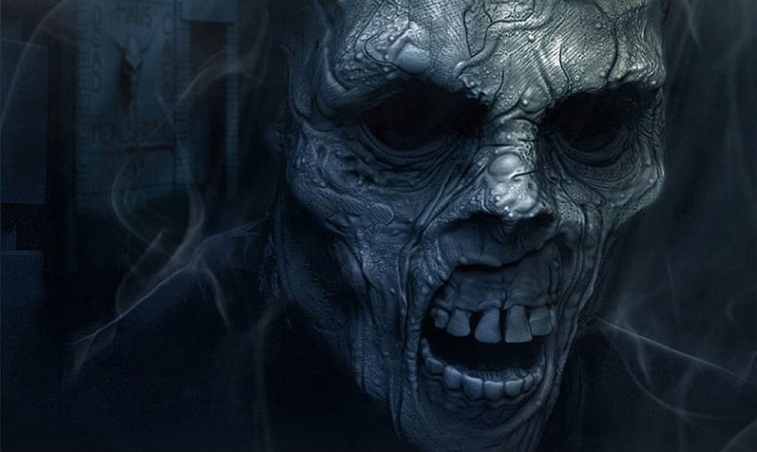 Scary Zombie, zombie face HD wallpaper