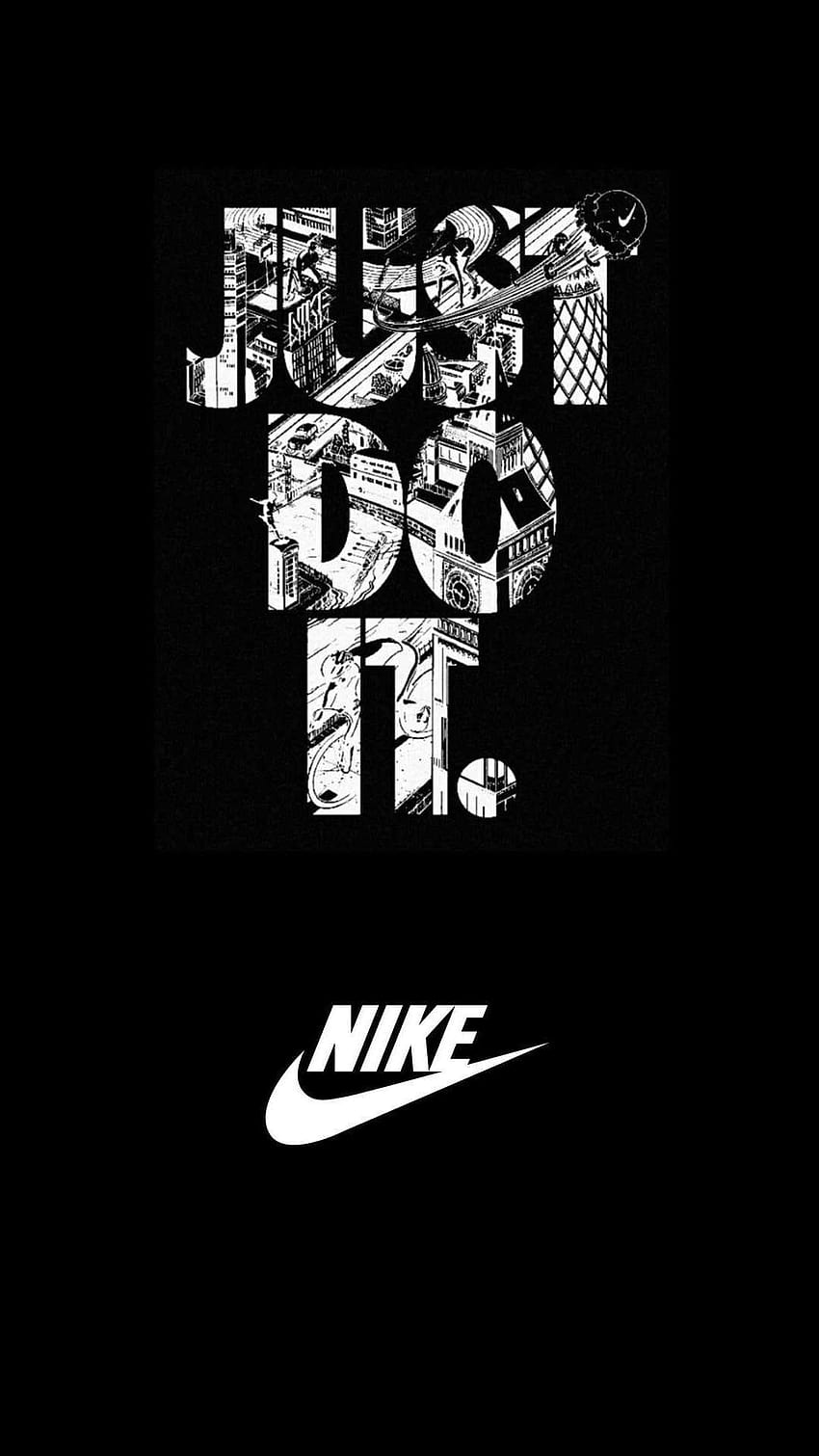 Nike Hitam, nike 2021 wallpaper ponsel HD