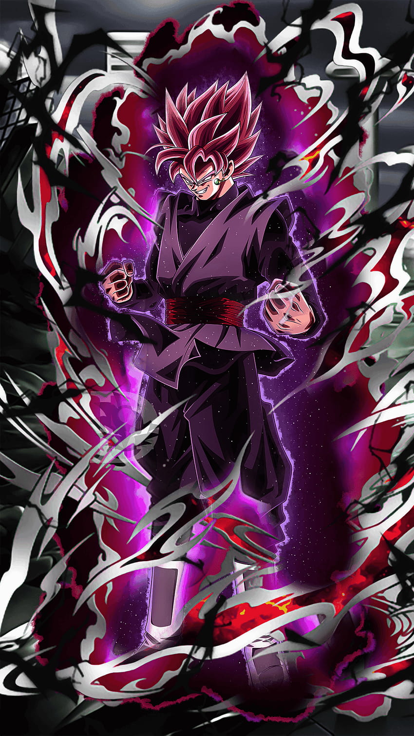 Goku Black on Dog, aesthetic black goku HD phone wallpaper