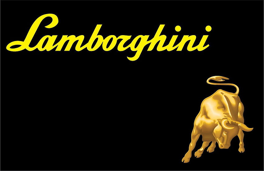 Lamborghini Logo Font Voiture, polices Fond d'écran HD