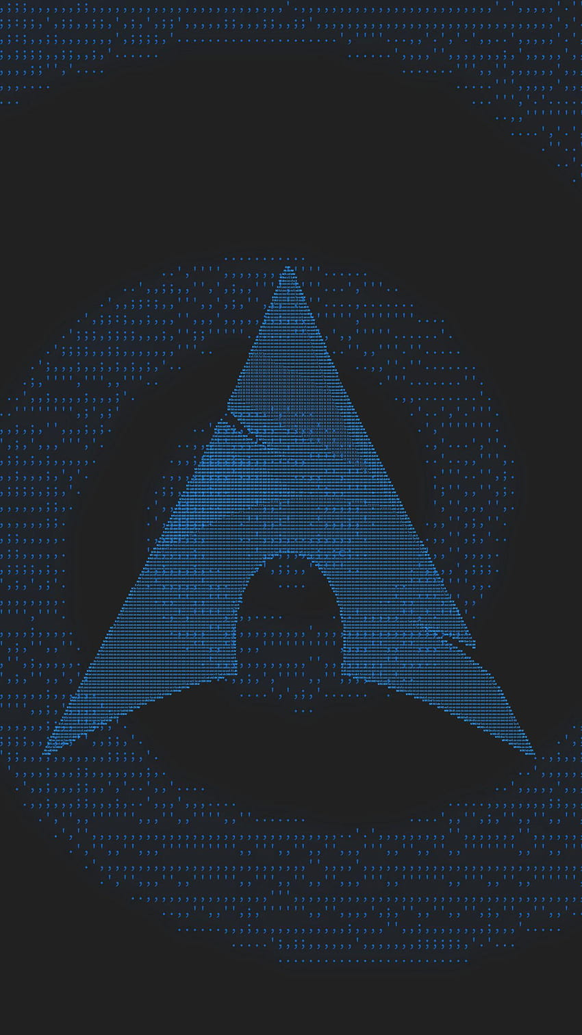 Arch Linux Minimalismus, Computer und Arch Android HD-Handy-Hintergrundbild