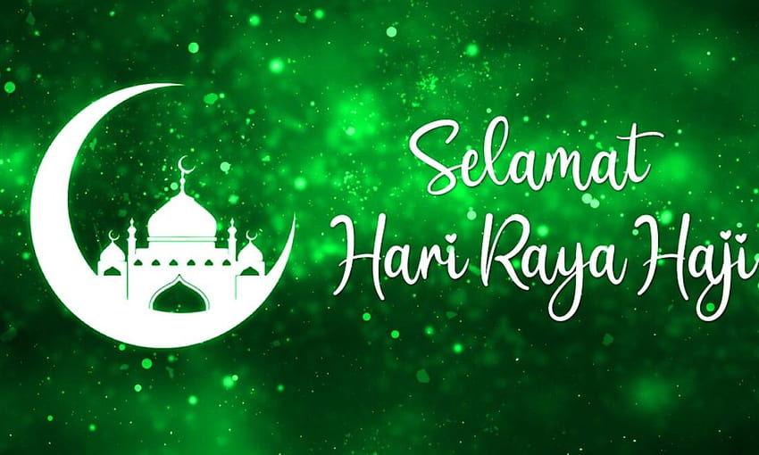 Hari Raya Haji 2020 и Bakrid Mubarak за онлайн: WhatsApp стикери, Facebook съобщения и GIF файлове за спазване на Eid al, selamat hari raya HD тапет