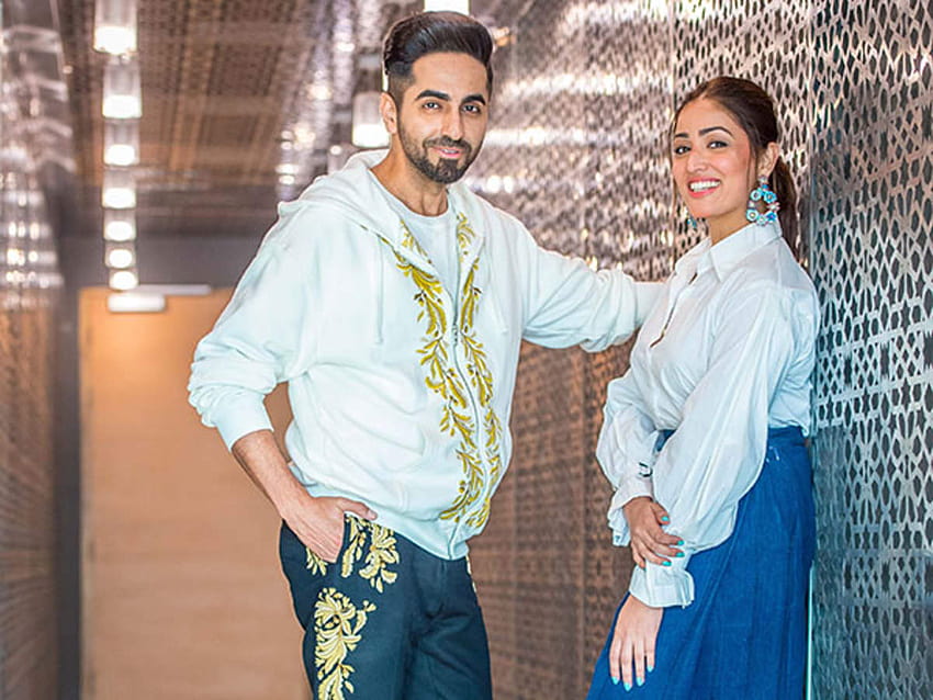 Yami Gautam is excited to work once more with her debut co, ayushmann khurrana and yami gautam HD wallpaper