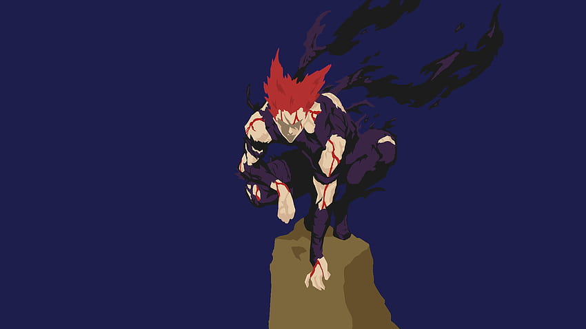 Couldn't find any nice Garou minimalist themed , so made myself one: OnePunchMan HD wallpaper