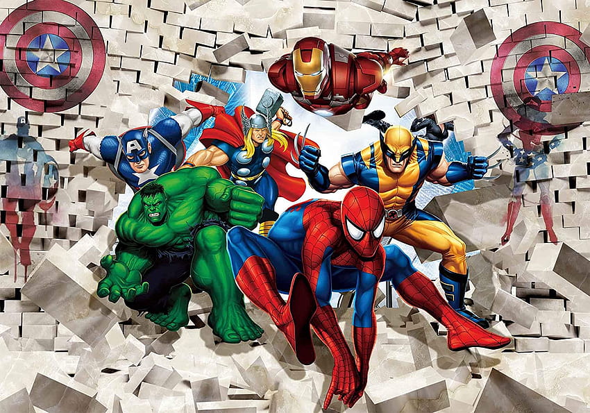 Buy SUNDAYJIN Superhero Superman for Avengers Backdrops 10x7ft Cartoon Baby Birtay graphy Backgrounds Vinyl Banner Theme Party hoot Props Online in Turkey. B09C1HW1TZ HD wallpaper