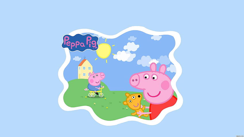 Peppa Pig Group, george pig HD wallpaper