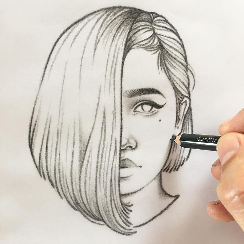 simple and easy pencil drawing of a best friend - YouTube-gemektower.com.vn