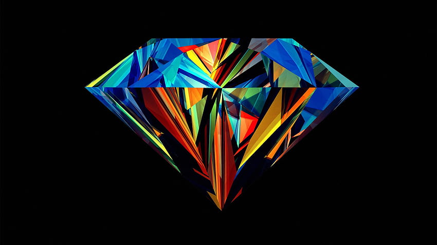 Multi colored crystal 1600x1200, oled pc HD wallpaper