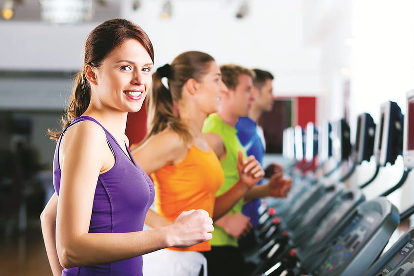 5 Women Fitness, entraînement de gym pour femmes Fond d'écran HD