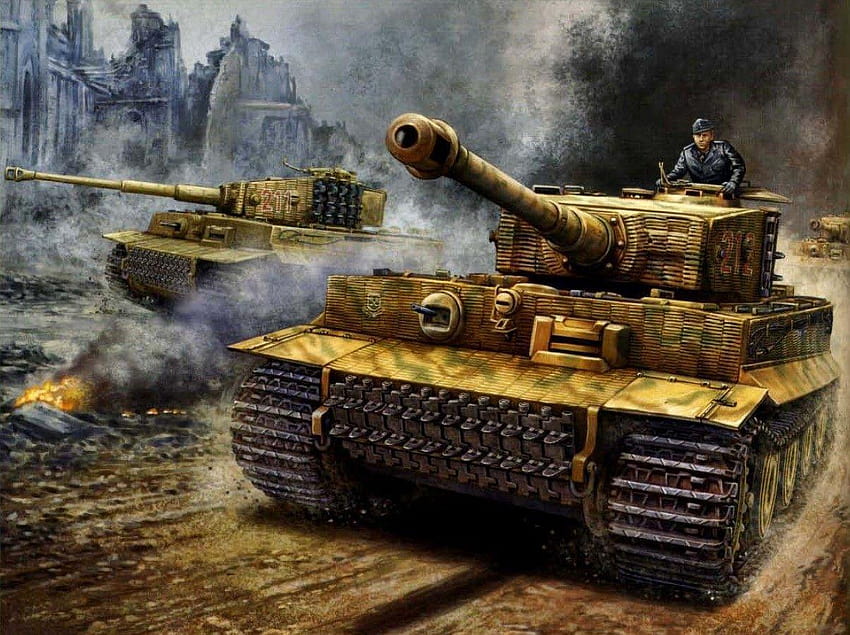 Tiger de Michael Wittmann., ww2 tank HD wallpaper