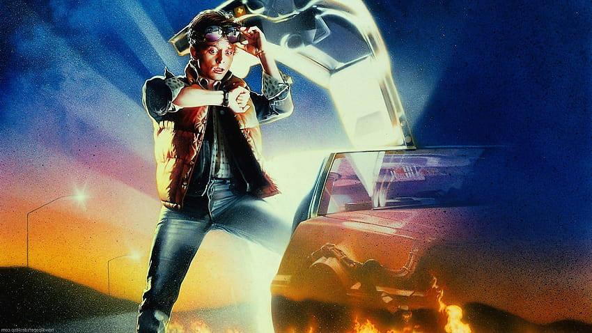 Back To The Future, DeLorean, Филми, Пътуване във времето / и мобилни фонове, обратно към бъдещето филм HD тапет