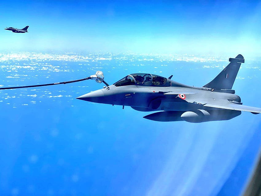 On way to India: 5 Rafales re, victory through air power HD wallpaper