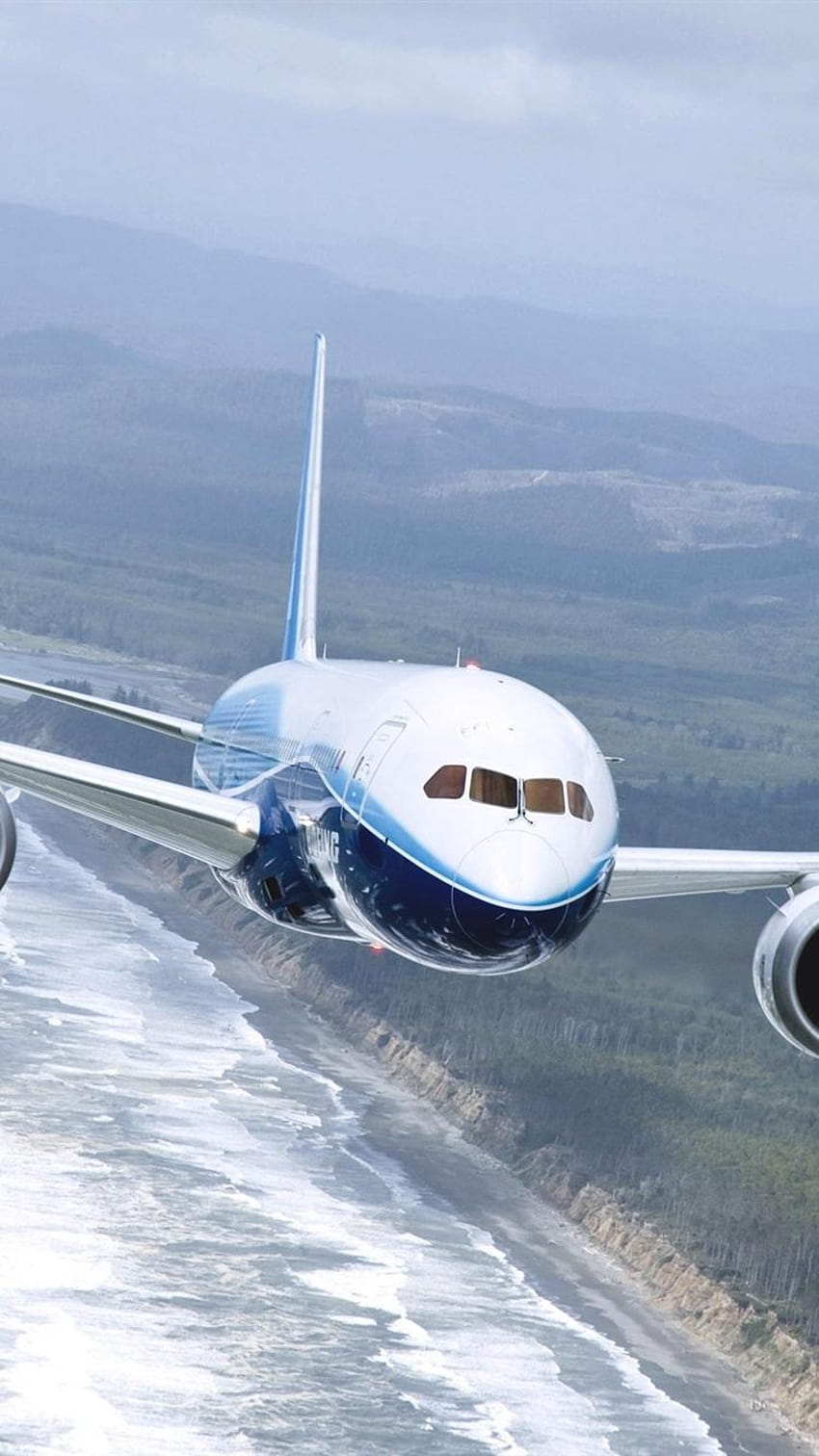 Boeing 787 Dreamliner, & arrière-plans, boeing 737 max Fond d'écran de téléphone HD