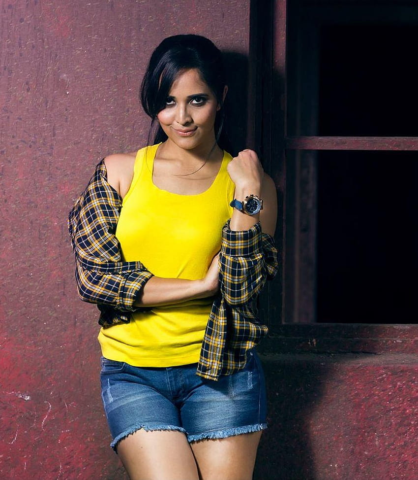 Aktorka Anchor Anasuya Bharadwaj Najnowsze gorące ULTRA pohukiwanie Tapeta na telefon HD