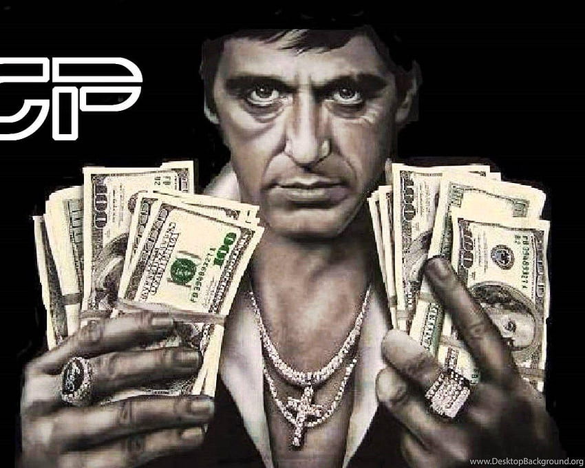 Gangster Money, rapero con dinero fondo de pantalla
