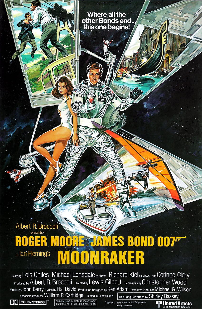 Moonraker James Bond 007 Poster [1276x1952] for your , Mobile & Tablet HD phone wallpaper