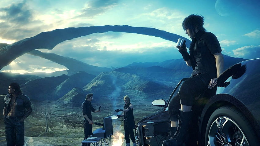 Final Fantasy Xv, estética azul de final fantasy fondo de pantalla