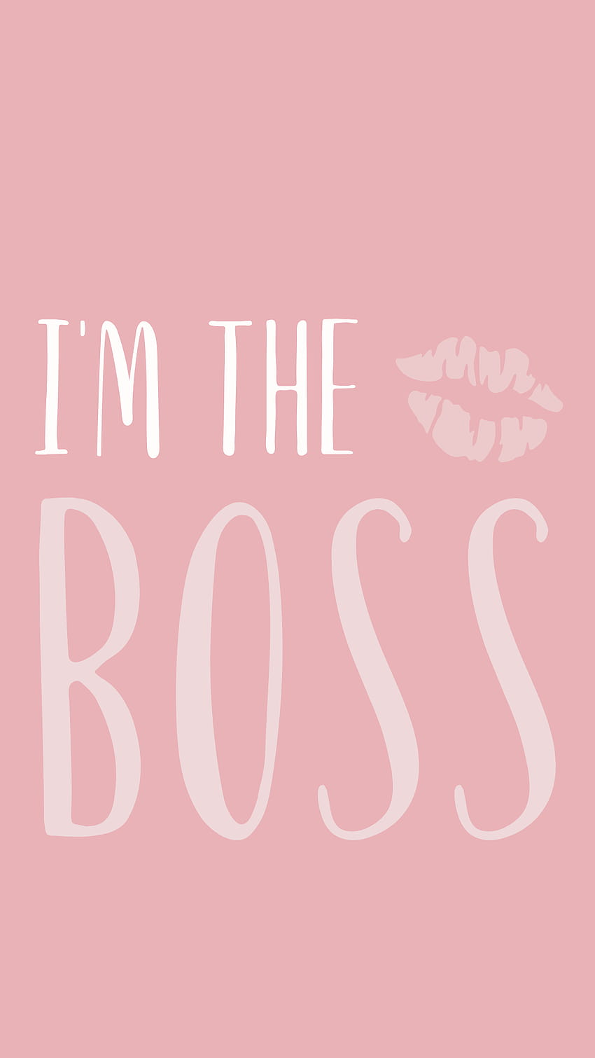 Pink aesthetic and Instagram story. I'm the boss, bossy HD phone wallpaper
