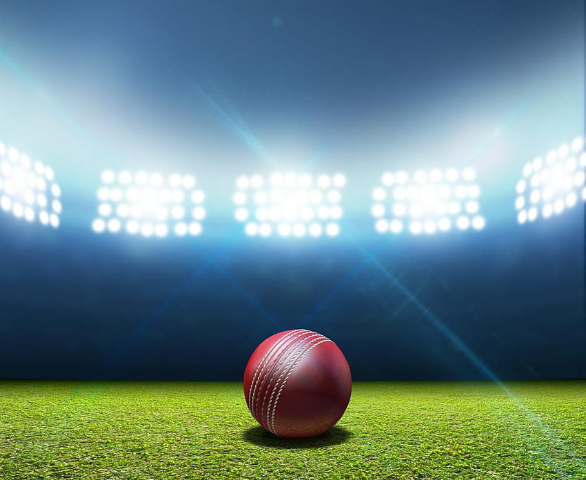 Estadio y pelota de críquet, campo de críquet fondo de pantalla