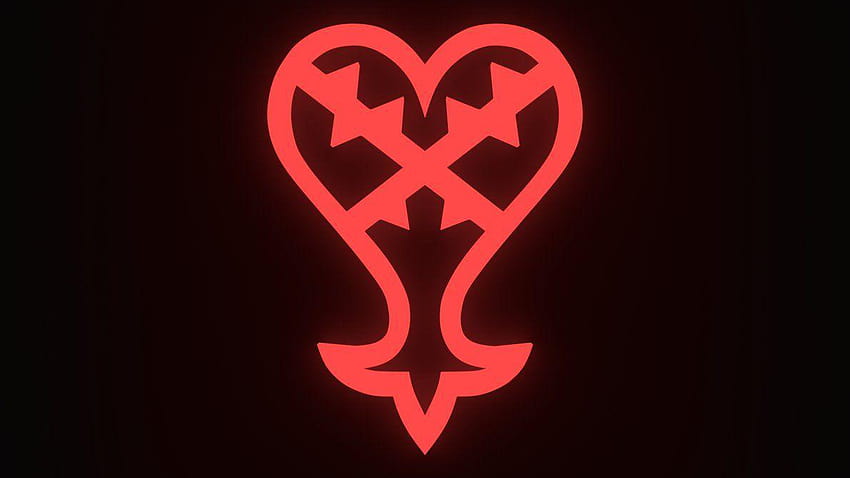 Kingdom Hearts, heartless symbol HD wallpaper