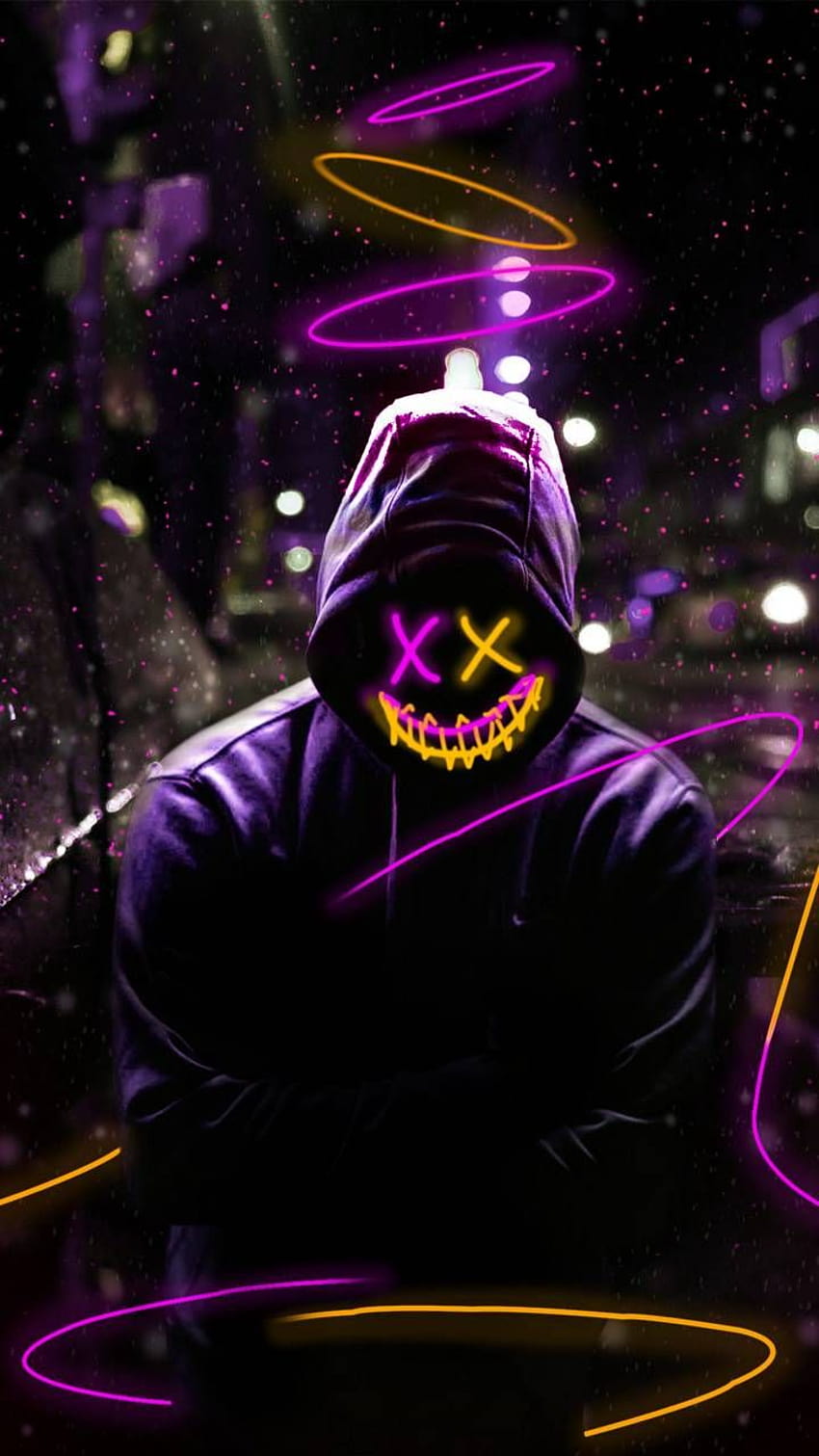 Attitude led mask guy dpz ptofile pic in 2021, led 2021 HD phone wallpaper