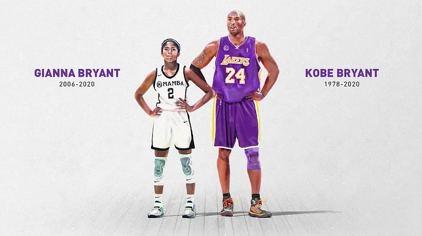 Sacramento Kings Kobe Bryant Tribute, kobe and gigi HD wallpaper