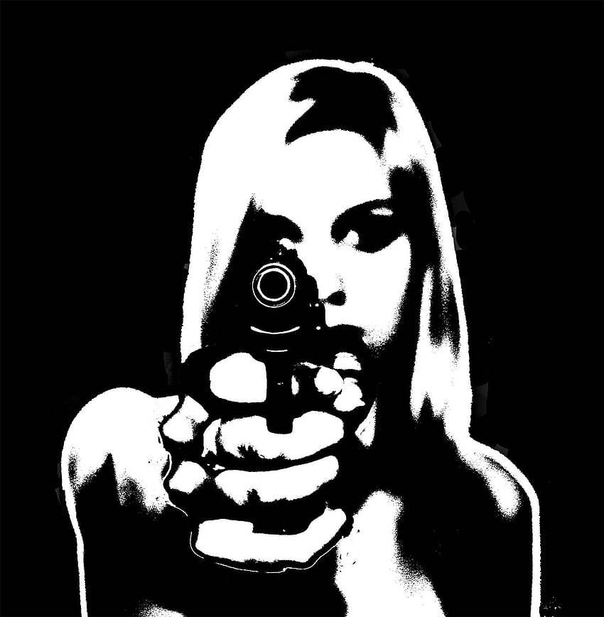 Clip Art, and : Girl Pointing A Gun At You HD phone wallpaper