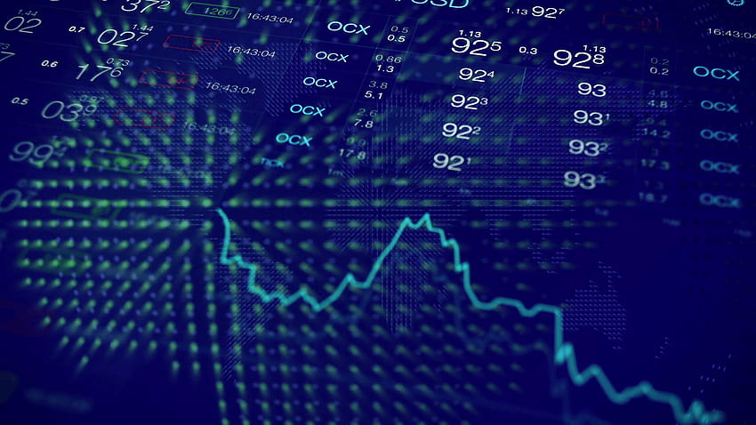 Latar belakang video keuangan pasar saham Motion Backgrounds, bursa saham Wallpaper HD