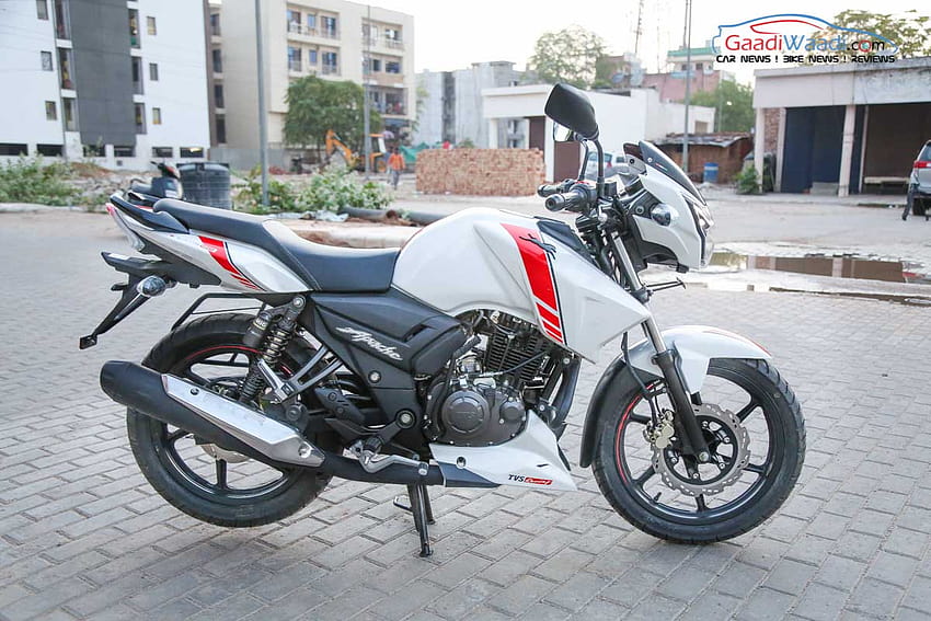 TVS Apache RTR 160 White Race Edition Launched In India At Rs. 79.715, apache 160 2v HD wallpaper