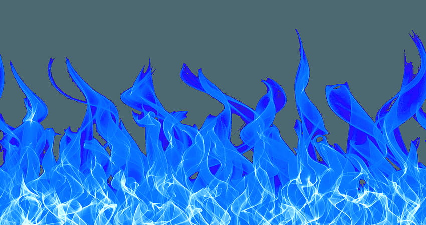 Niebieskie płomienie Przezroczysty PNG, niebieskie tła ognia Tapeta HD