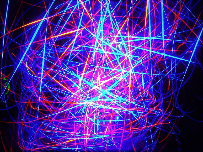 Blue And Red Led Light, Abstract, Colorful, Neon • For You For & Mobile, colorful triangle neon lights HD wallpaper