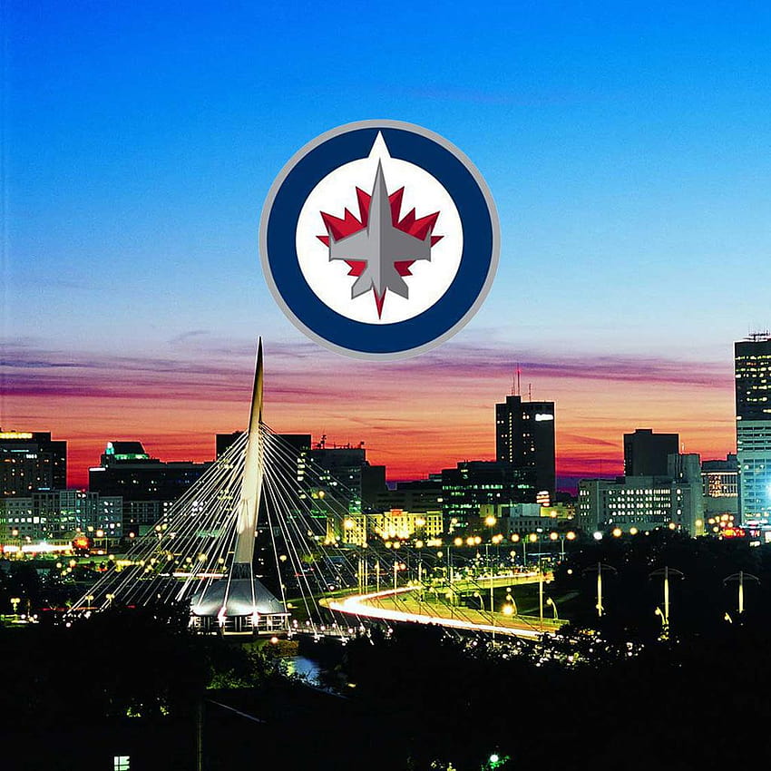 Winnipeg Jets Skyline with New Logo – Digital Citizen HD phone wallpaper