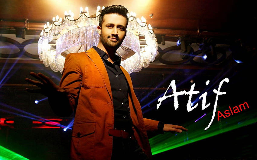 Atif Aslam Пакистански най-добър певец HD тапет