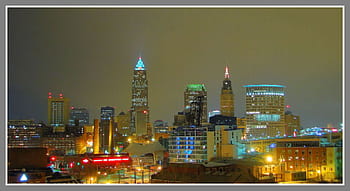 Cleveland Script and Skyline iPhone background  Cleveland, Cleveland  skyline, Ohio state wallpaper