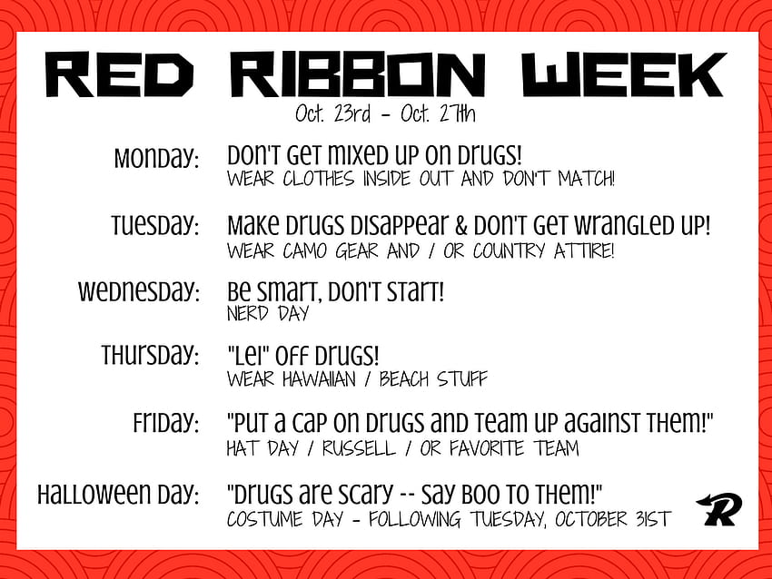 Russell Middle School, red ribbon week HD wallpaper