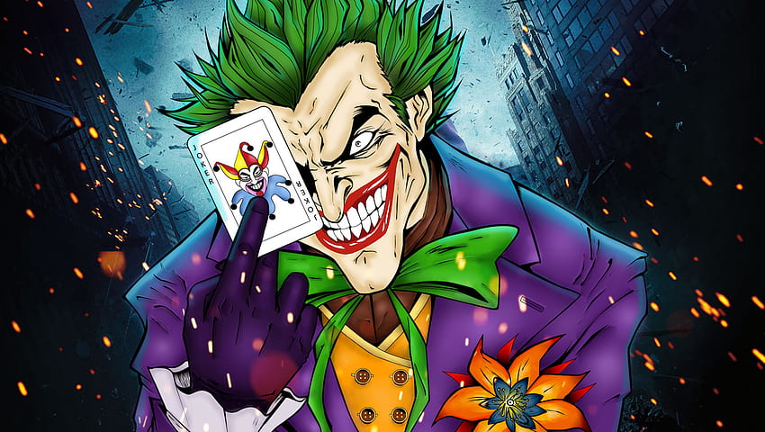 1360x768 Joker art Laptop , Backgrounds, and, joker comic HD wallpaper |  Pxfuel