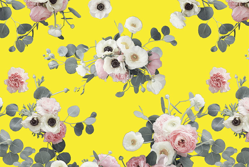 trendy ,yellow,pattern,illustration, design, trendy pc HD wallpaper