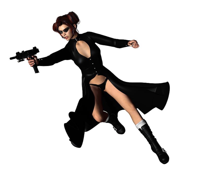 Spy Girl by Oblomov DAZ, female spy HD wallpaper