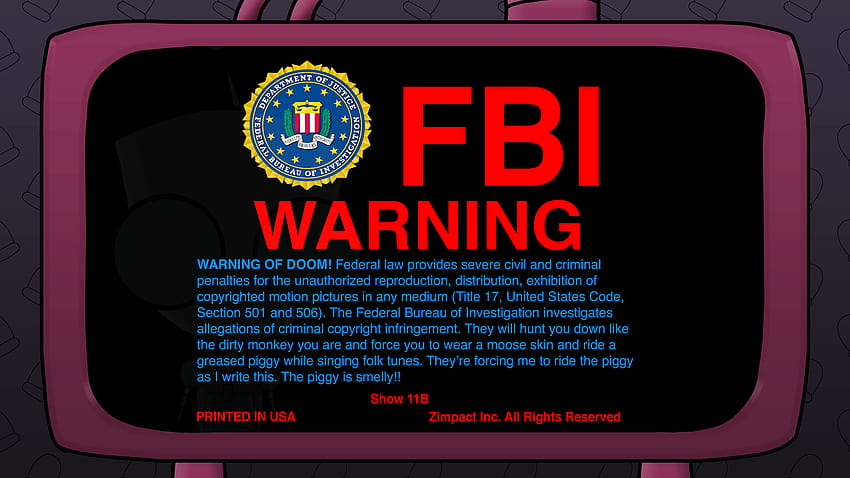 FBI Warning of DOOM!, fbi phone HD wallpaper
