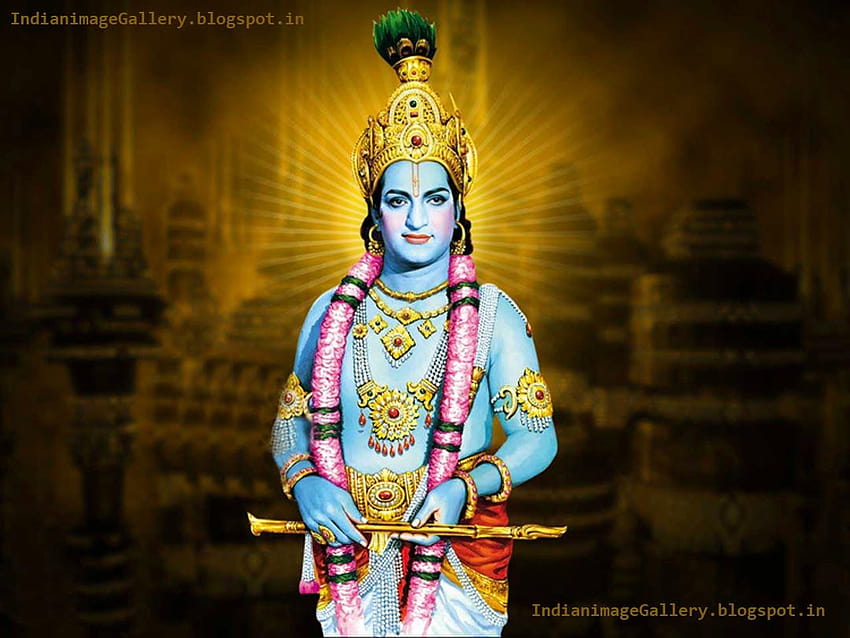 Galería de toda la India: SR Ntr como Krishna fondo de pantalla