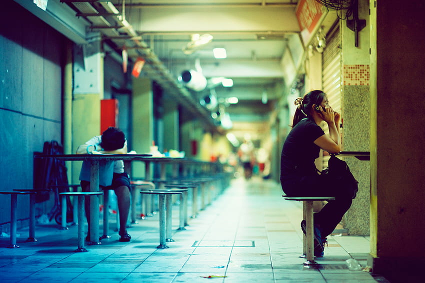 : women, street, night, Singapore, red, road, graphy, blue, Nikon, tired, infrastructure, Chinatown, Hawker, f14, light, 85mm, color, nikkor, woman, graph, worker, snapshot, singaporean, nikkor85mmf14 1800x1198, women street HD wallpaper