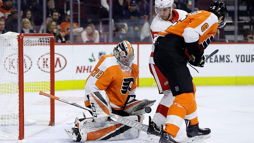 Hart stops 20 shots in NHL debut, Flyers top Red Wings 3, ron hextall HD wallpaper