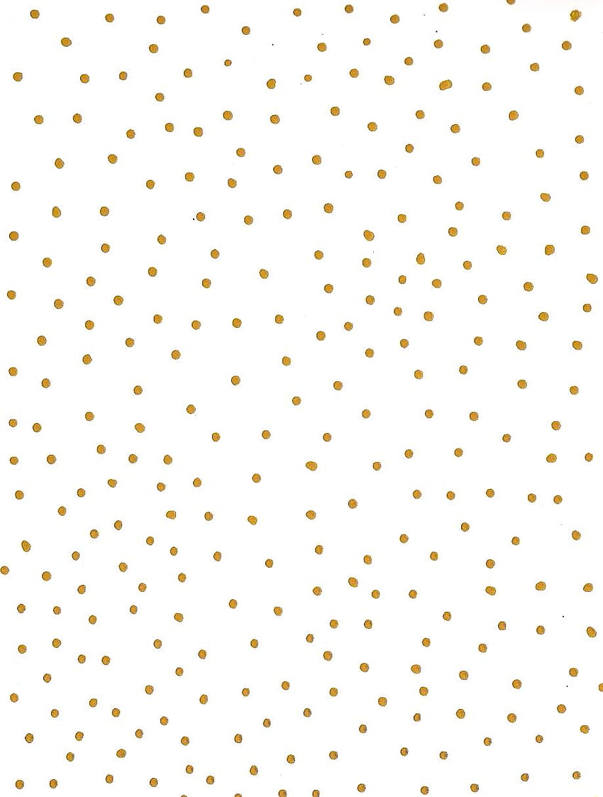 Gold Polka Dots HD phone wallpaper