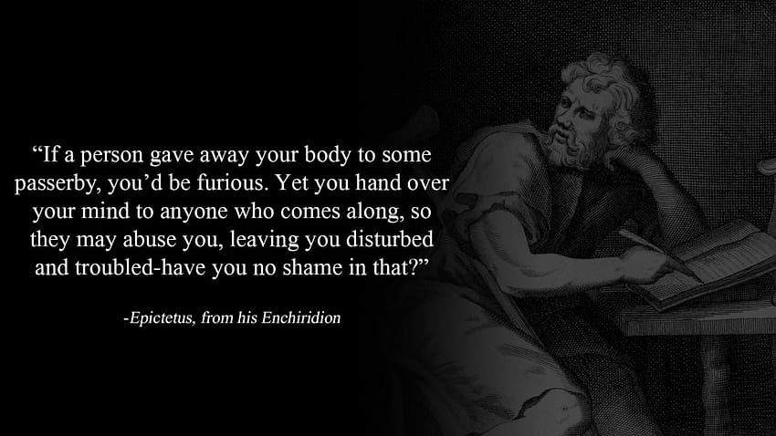 Stoic quotes work Epictetus stoic quote simpleliving HD wallpaper
