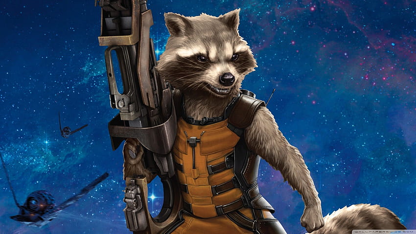 Rocket Raccoon, galaksinin koruyucuları roketi HD duvar kağıdı