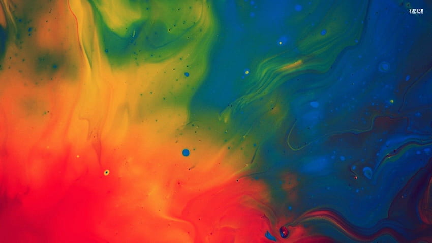 Malerei, künstlerische bunte digitale Kunst der Ölfarbe HD-Hintergrundbild