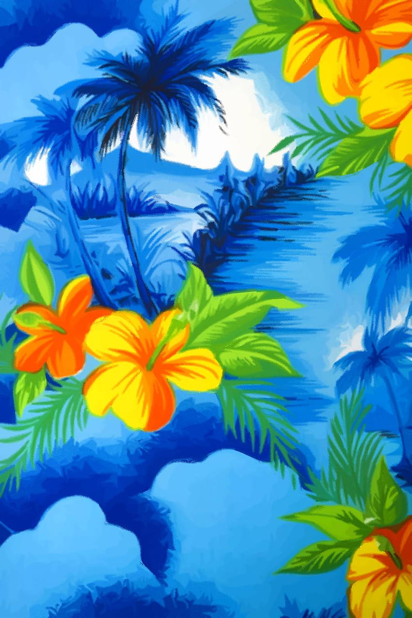 For > Hawaiian Shirt Pattern HD phone wallpaper