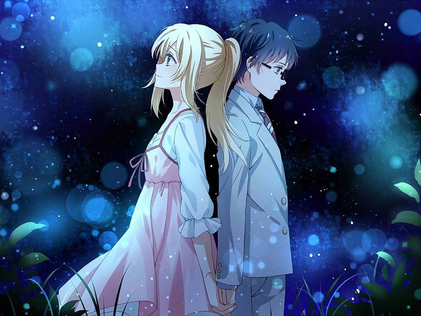 Sad Anime Couples, anime couple winter HD wallpaper